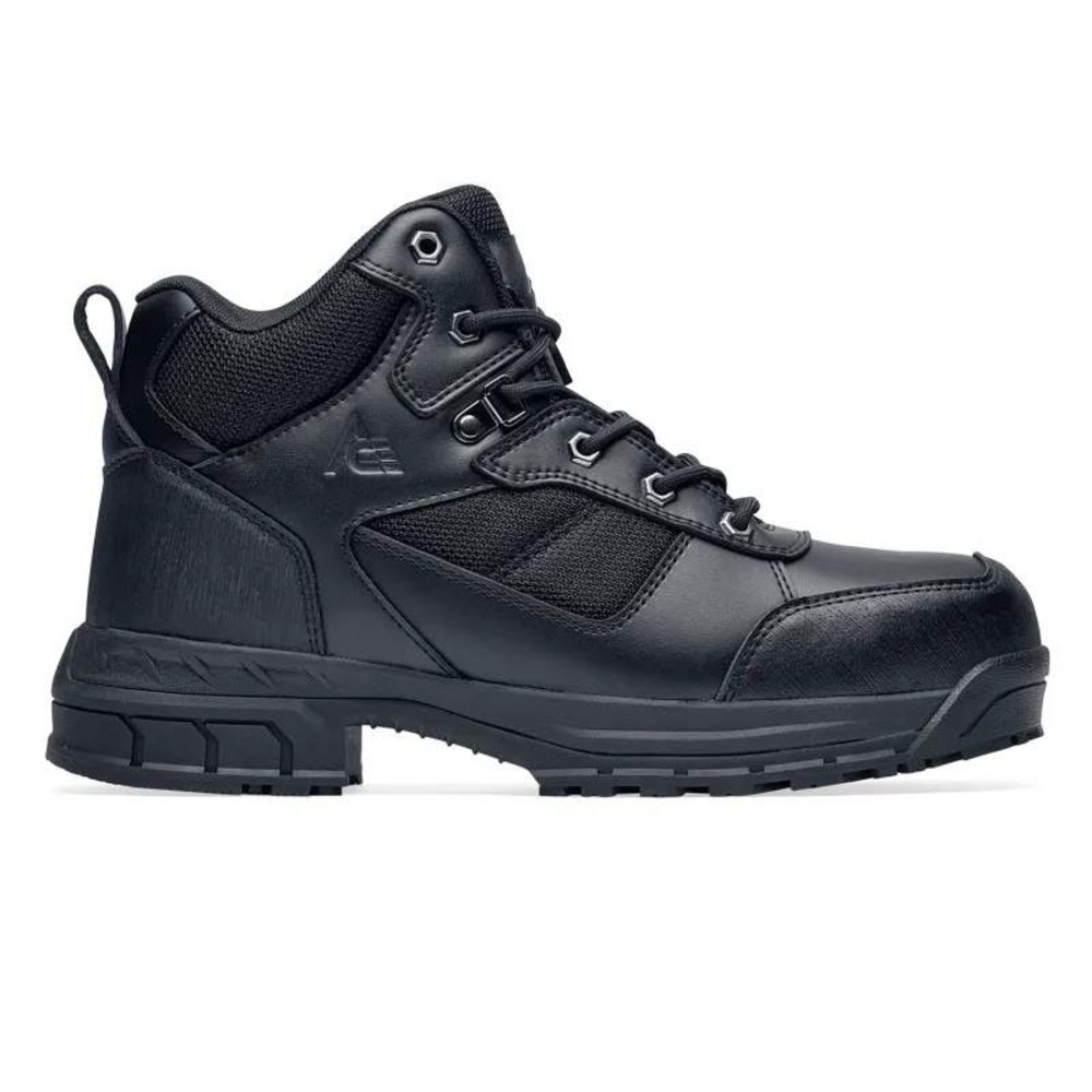 ACE Voyager II ST Work Boots Steel Toe Slip‎ Resistant Black 9.5 11 Wide NWT
